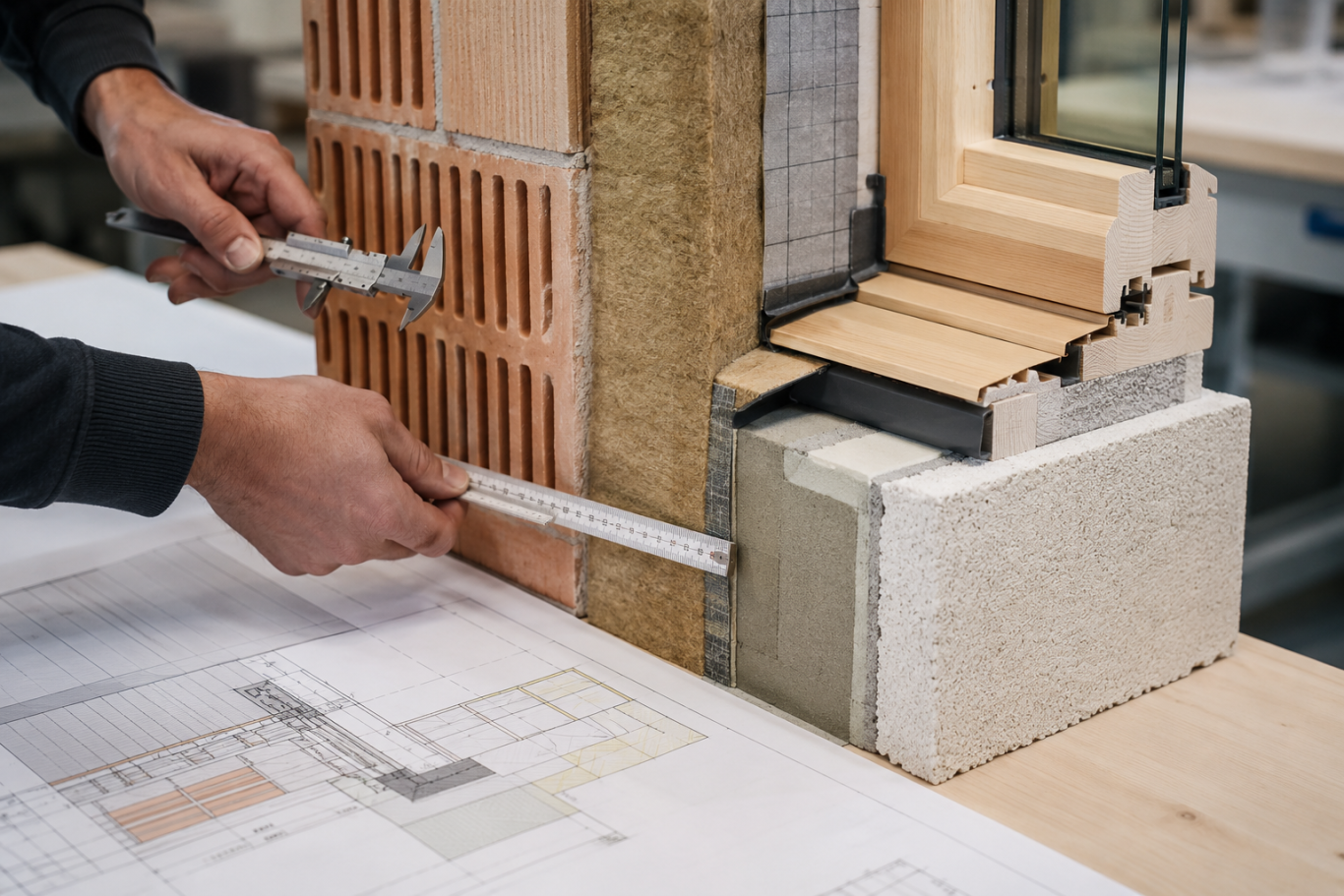 Variantenvergleich in der Entwurfsplanung Vergleich unterschiedlicher Konstruktions- und Materialvarianten anhand von Bauplänen